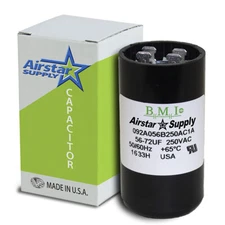 Replacement for 53-64 uf/MFD 220-250 VAC volts Round Start Capacitor USA Made