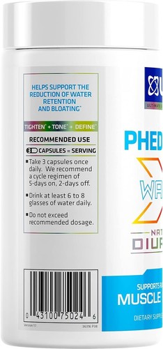 USN Cutting edge phedracut water x, 90 count - Picture 3 of 3