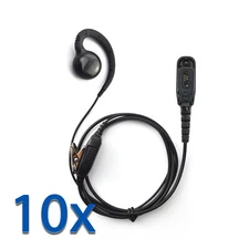 10x PTT Swivel Headset for Motorola Radio Walkie Talkies XPR7550e XPR7580 MTP850