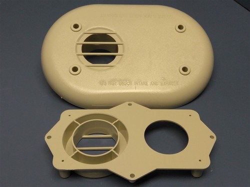 Goodman 2" Flush-mount Side Wall Vent Kit for Any Brand Gas Furnace 0170K00001S - Picture 2 of 5