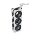 handle support shisha hookah speaker hookah hose accessory 3 hole metal