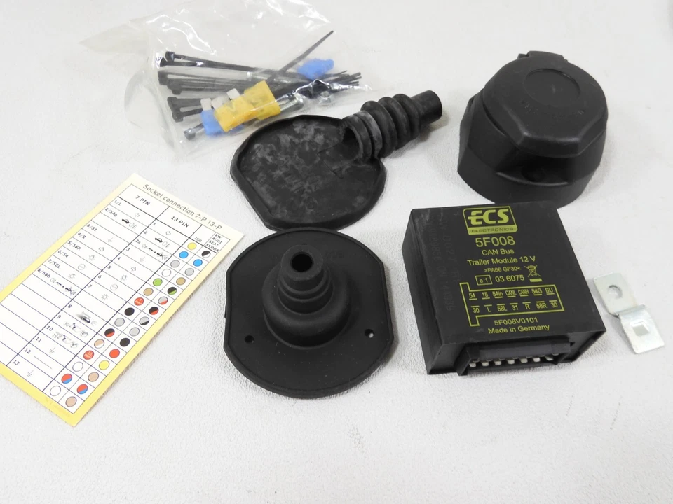 (1274) ECS AU-057-D1 VW AUDI SEAT SKODA E-Satz Elektrosatz Anhängerkupplung Neu - Bild 3 von 4