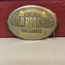 Symbol Arts B.B. Brooks Ranch Western Americana Collectible Belt Buckle