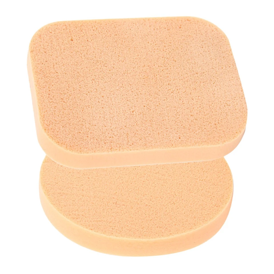 2 Pcs Press Powder Puff Makeup Sponges for Wet Foundation Facial Compact - Image 2 of 4