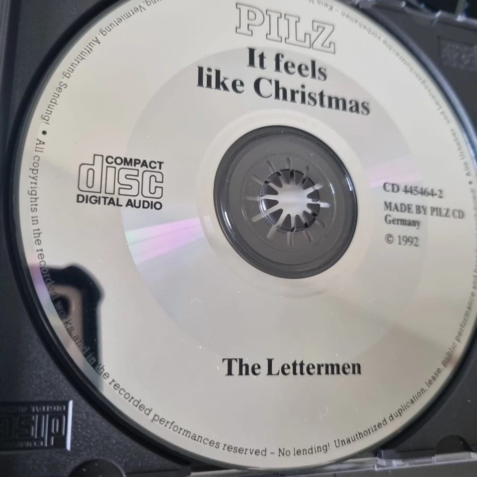 The Lettermen - It Feels Like Christmas CD. Pilz/1992. Christmas Songs & Carols Foto 2 de 3