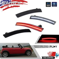 FOR 02-08 MINI COOPER R50 R52 R53 LED SIDE MARKER LIGHTS FRONT WHITE & REAR RED