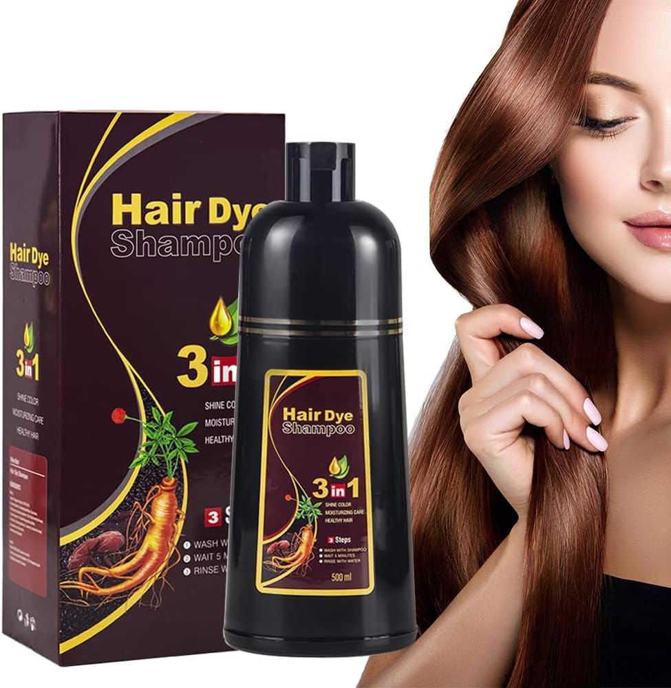 Shampoo Light Brown 500ml Para Cabello Canoso Suave