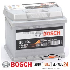 Batteria avviamento Bosch 0092S50010 S5 per Audi Barreiros Bmw Fiat Ford Jaguar Opel