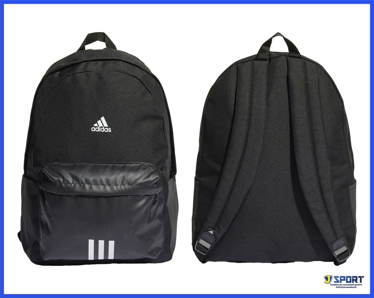 Zaino ADIDAS da Uomo Zainetto per Donna Scuola Lavoro Viaggio Porta PC Mare Nero