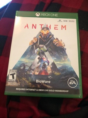 Anthem Microsoft Xbox One 2019 Case Manual Disc Tested Works Great Authentic
