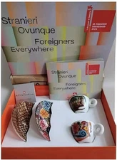 Illy art collection: 2024 biennale 2 espresso cups Mahku/ Paula Nicho