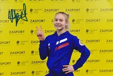 Aleksandra Shchekoldina - RUS - Turnen - 2. WM 2019 - Autogramm