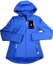 Spyder Active Women's Hooded Micro Fleece Lined Jacket NWT 88 Size Medium