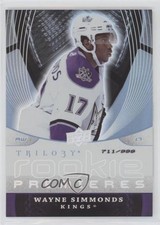 2008-09 Upper Deck Trilogy Rookie Premieres 711/999 Wayne Simmonds #132 x6g