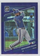 2021 Panini Donruss Optic Purple Pandora Prizm /99 Isiah Kiner-Falefa #116 0q1p