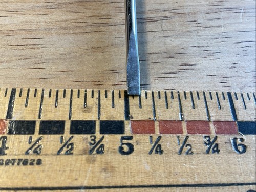 Avvitatore Vintage Proto 1/16" Piatto/Slot 10" Lungo Manici Giallo Chiaro USA - Foto 9 di 9