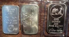 Three 1 oz .999 Fine Silver Bars ~ OPM ~ GSM ~ Silvertown ~ Total 3 oz