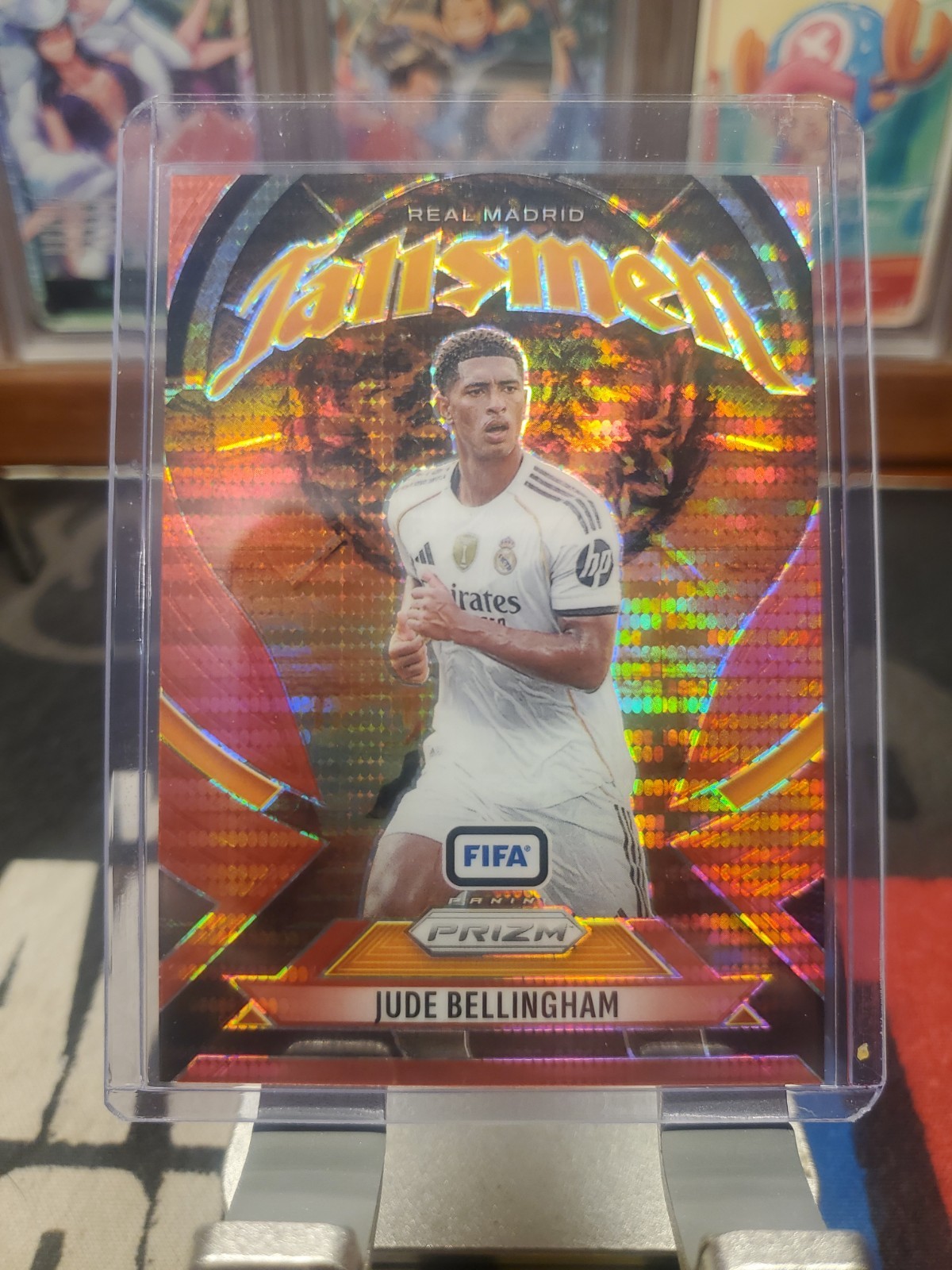 2025-26 Panini Prizm FIFA Jude Bellingham Red Pulsar Talismen #3 Real Madrid
