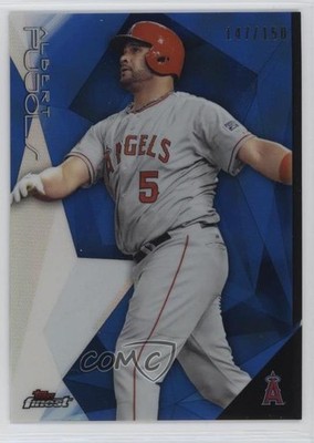 2015 Topps Finest Blue Refractor 147/150 Albert Pujols #1 0nr3