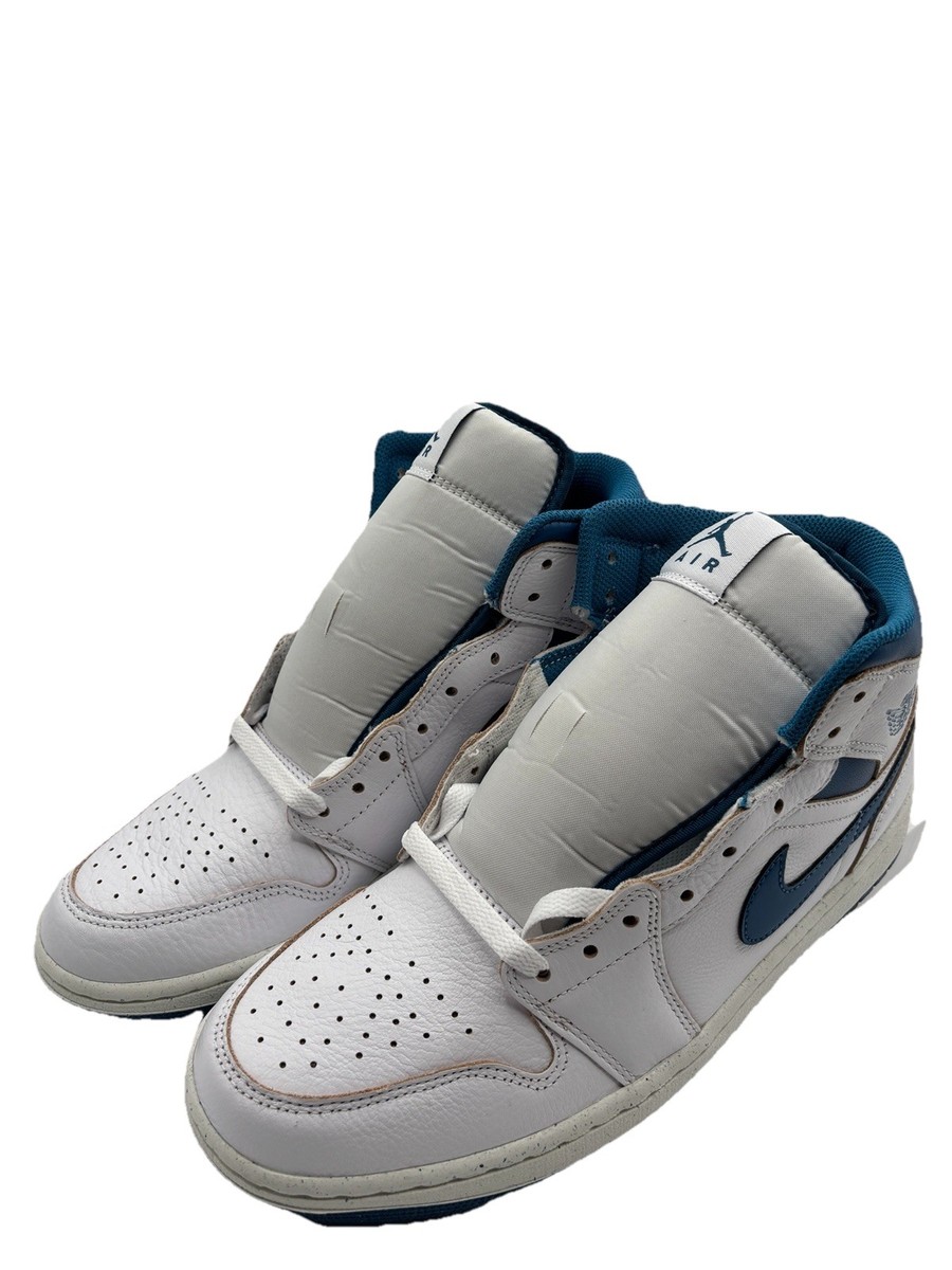 New Mens Size 11 Nike Air Jordan Mid SE White-Industrial Blue