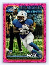 Kimani Vidal 2024 Topps Chrome #265 Magenta Speckle Refractor #/399 Rookie