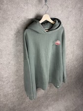 Felpa con cappuccio Animal Surf maglione donna UK taglia 22 XXL verde