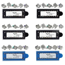 Dental Orthodontic Brackets Braces Mini Roth MBT 018 022 345 Hook Metal MIM Twin
