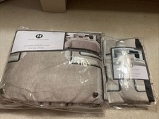 Hotel Collection Duvet Cover Queen 2 Pillow shams Emblem NWT