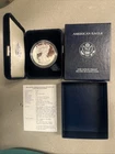 2002 W US Mint Proof American Silver Eagle w/US Mint Box & COA