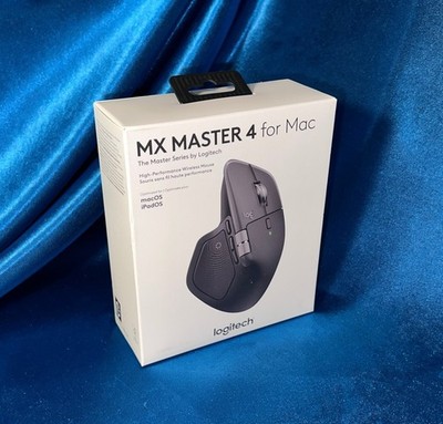 Logitech MX Master 4 for Mac Wireless Mouse - Space Black - 910-007575