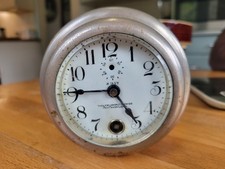 New Haven Antique 8 Day Car Clock
