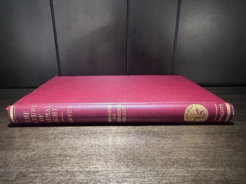 1920 The Nature Of Animal Light E. Newton Harvey Illustrated 1st Edition Book - Imagem 4 de 4