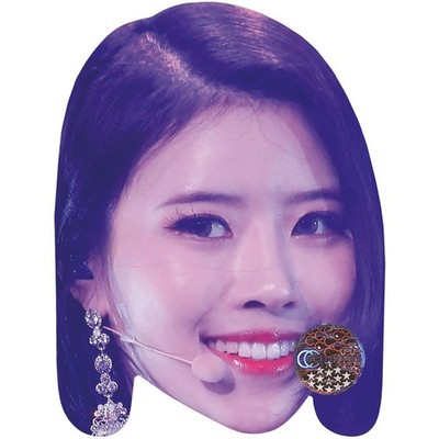 Mijoo (LOVELYZ) Promi Maske, flaches Kartengesicht, Kostüm Maske