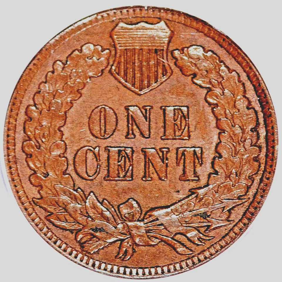 1903 Indian Cent Doubled Date, Snow-1, Au50 ANACS - Image 4 of 4