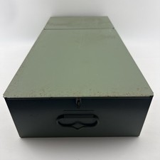 Vintage X-10 Light Green Metal Storage Box 21...