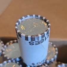 1776-2026 D Kennedy Half Dollar Semiquincen Coin Roll Uncirculated  item in hand