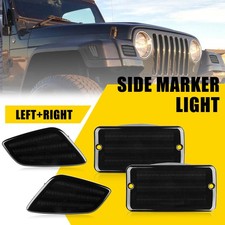 Front Bumber Marker Side Lights Turn Signal Housing for 1997-2006 Jeep Wrangler
