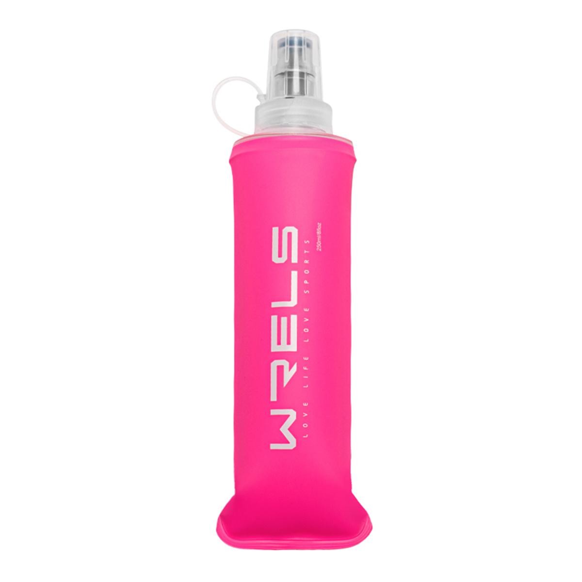 Wrels Soft Water Bottle Foldable Sport Flask for Camping Outdoor Running