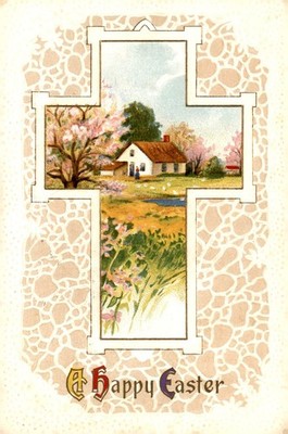 Miss Maggie Frick, Seniors & Juniors, Easter Greetings Postcard