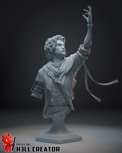 Gustave Bust –Clair Obscur: Expedition 33 -3D Printed Resin Miniature -Unpainted