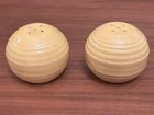 Bauer Pottery California Monterey Ringware Salt & Pepper Set - Vintage 1940s