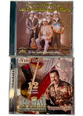 Latin CD Lot of 2 Pepe Reyna Norteno   Sealed   One Case Cracked