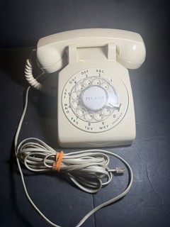 Vintage Rotary Dial Desk Telephone Made by Western Electric for Bell Telephone