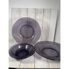 Lot Of Pyrex Purple Glass Large Serving Bowls & Soup Bowls USA