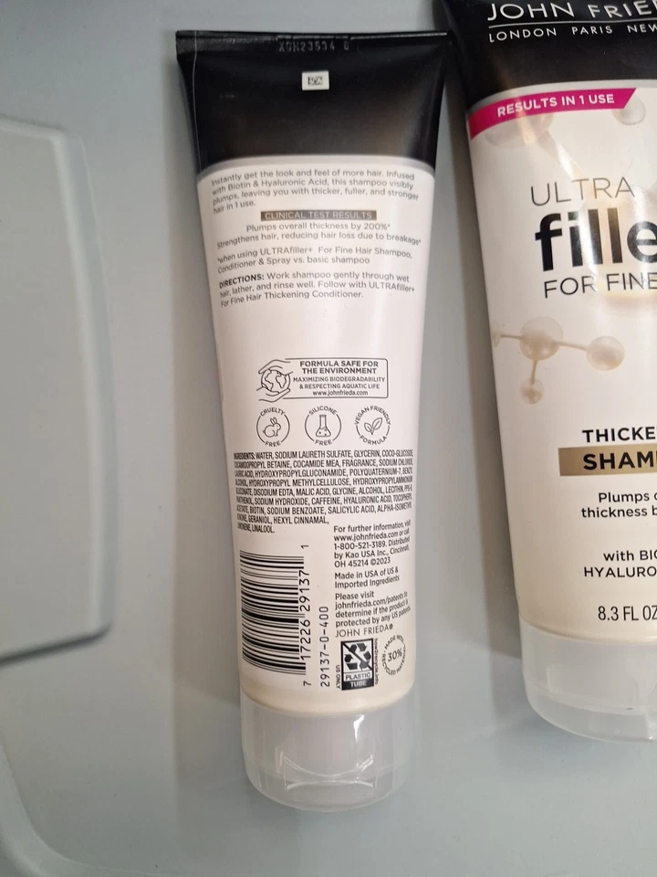 John Frieda Ultrafiller + Thickening Shampoo for Fine Hair Volumizing Shampoo 6 - Image 4 of 4