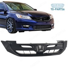 Front Bumper Upper Grille Grill Fit 2013-2015 Honda Accord Jdm Style Gloss Black Front Bumper Upper Grille Grill Fit 2013-2015 Honda Accord Jdm Style Gloss Black