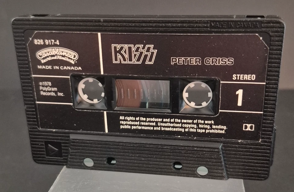 Kiss Peter Chris Cassette Polygram 1978 - Image 3 of 4
