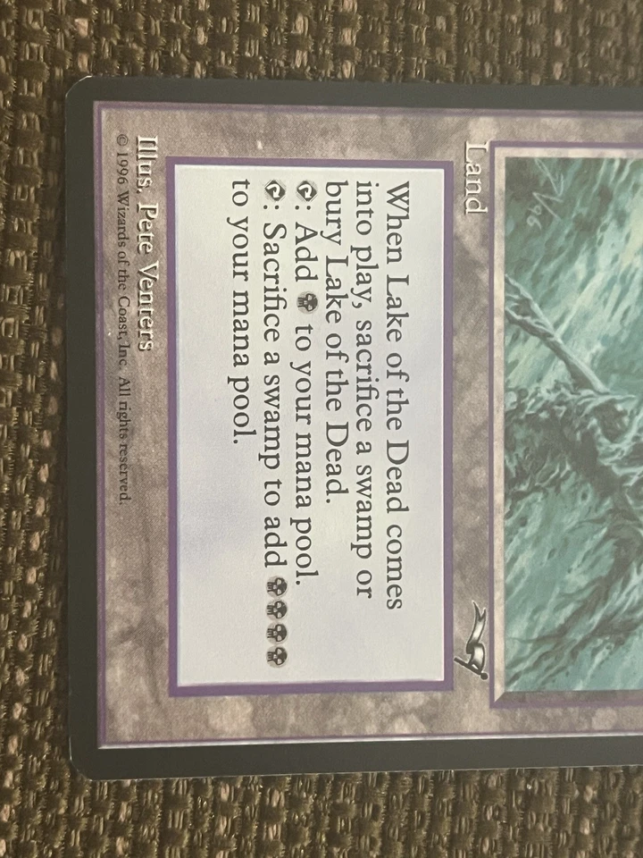 MTG 1996 ALLIANCES LAKE OF THE DEAD PLAYED - Image 3 of 4