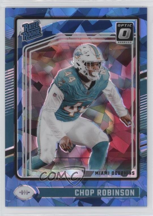 2024 Panini Donruss Optic Ice Prizm 12/15 Chop Robinson #219 Rookie RC
