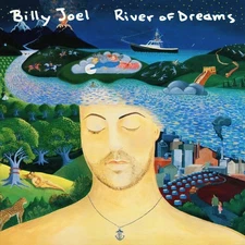 BILLY JOEL River of Dreams ALBUM COVER 10"X10" Poster Print